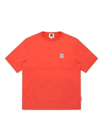 KODAK Apparel Core Woven Short Sleeve T Shirt MINT ORANGE - KODO - BALAAN 1