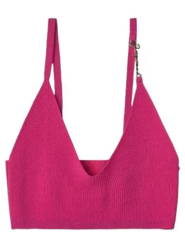 Jacquemus Le Bandeau Fralou Top Pink - JACQUEMUS - BALAAN 1