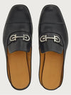 Gancini Bloafers Black - SALVATORE FERRAGAMO - BALAAN 3