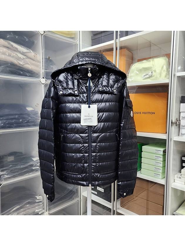 Lauros Short Down Jacket Black - MONCLER - BALAAN 3