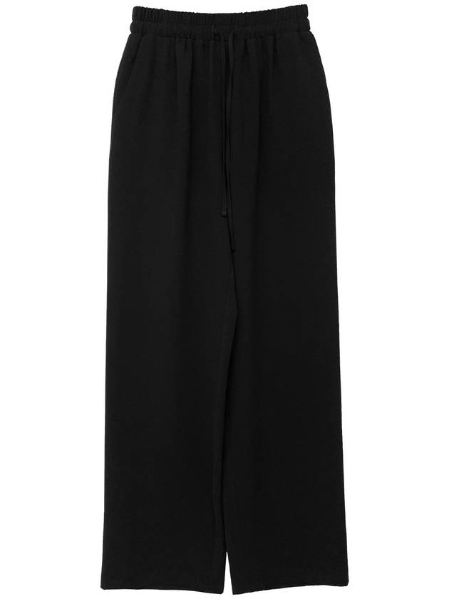 Pleats Banding Pants BLACK - ILROZE - BALAAN 1