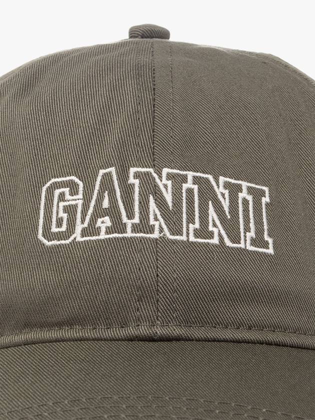 Ganni Baseball Cap, Women's, Green - GANNI - BALAAN 4