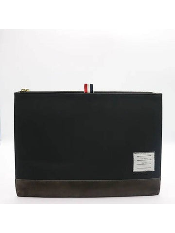 MAC050A Clutch Bag - THOM BROWNE - BALAAN 1