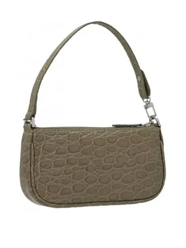 Mini Rachel Croco Shoulder Bag GRIGIO 21PFMIRAMUDCCESMA - BY FAR - BALAAN 2