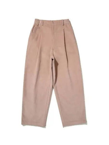 K2 Corduroy Pants W Greyish Pink - KATE - BALAAN 1