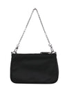 Logo Patch Nylon Shoulder Bag Black - EMPORIO ARMANI - BALAAN 3