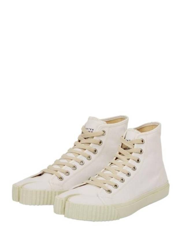 Tabi Split Toe High Top Sneakers White - MAISON MARGIELA - BALAAN 3