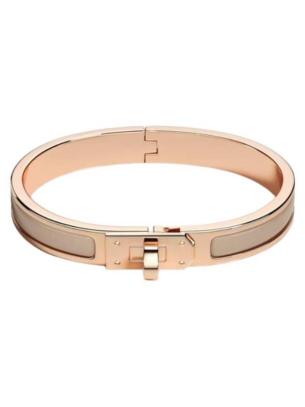 Mini Clic Kelly Bracelet Marronglace Rose Gold - HERMES - BALAAN 2