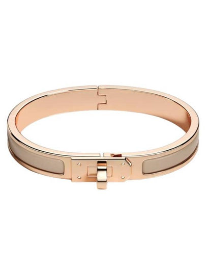 Mini Clic Kelly Bracelet Marronglace Rose Gold - HERMES - BALAAN 2