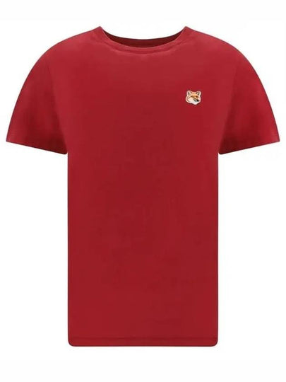 Fox Head Patch Regular Short Sleeve T-Shirt Brick Red - MAISON KITSUNE - BALAAN 2