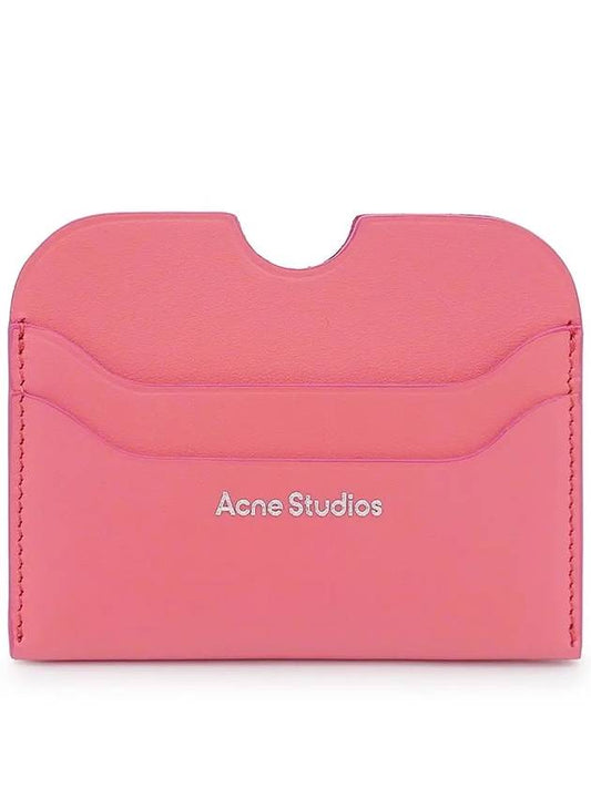 Elmas Large S Card Wallet Pink - ACNE STUDIOS - BALAAN 2