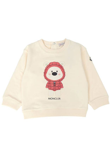 Kids Baby Brushed Sweatshirt 8G00006 89A23 050 2A3A - MONCLER - BALAAN 1