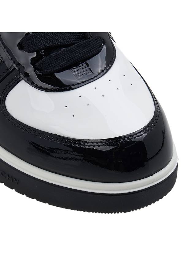 G4 Patent Leather Low-Top Sneakers Black White - GIVENCHY - BALAAN 10