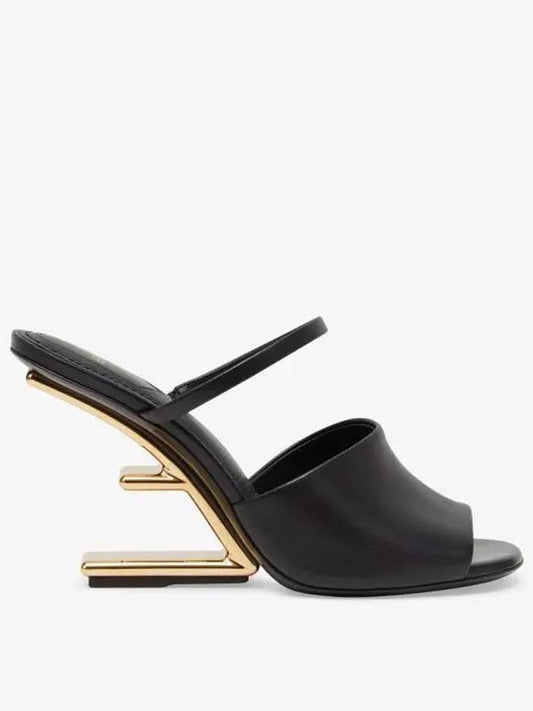 First Sandal Heels Gold Black - FENDI - BALAAN 2