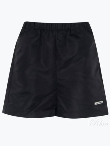 Good Health Nylon Shorts Black White SH017S405GB - SPORTY & RICH - BALAAN 1