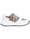 Ramsey Vintage Check Velcro Low Top Sneakers White Beige - BURBERRY - BALAAN 5