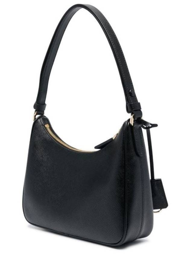 Re-Edition Saffiano Leather Mini Bag Black - PRADA - BALAAN 3