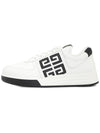 G4 Logo Calfskin Low-Top Sneakers Black White - GIVENCHY - BALAAN 5