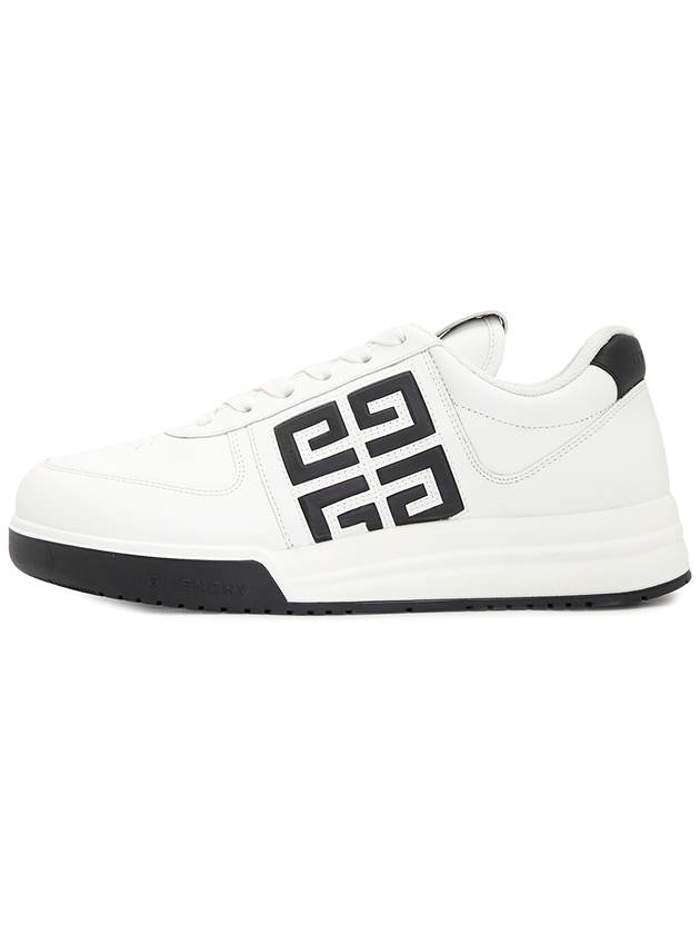 G4 Logo Calfskin Low-Top Sneakers Black White - GIVENCHY - BALAAN 5