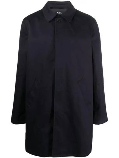 Ville Cotton Gavardin Single Coat Navy - A.P.C. - BALAAN 2