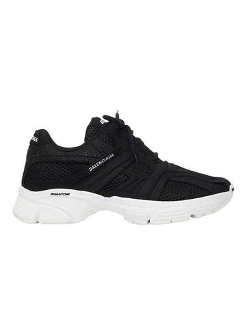 Logo Phantom Low Top Sneakers Black - BALENCIAGA - BALAAN 1