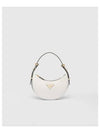 Arqué Leather Mini Shoulder Bag White - PRADA - BALAAN 2