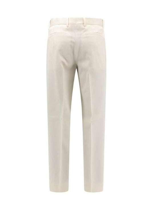 Men s Tapered Leg Tailored Pants UDI04A7TP45 N01R White BPG - ERMENEGILDO ZEGNA - BALAAN 2