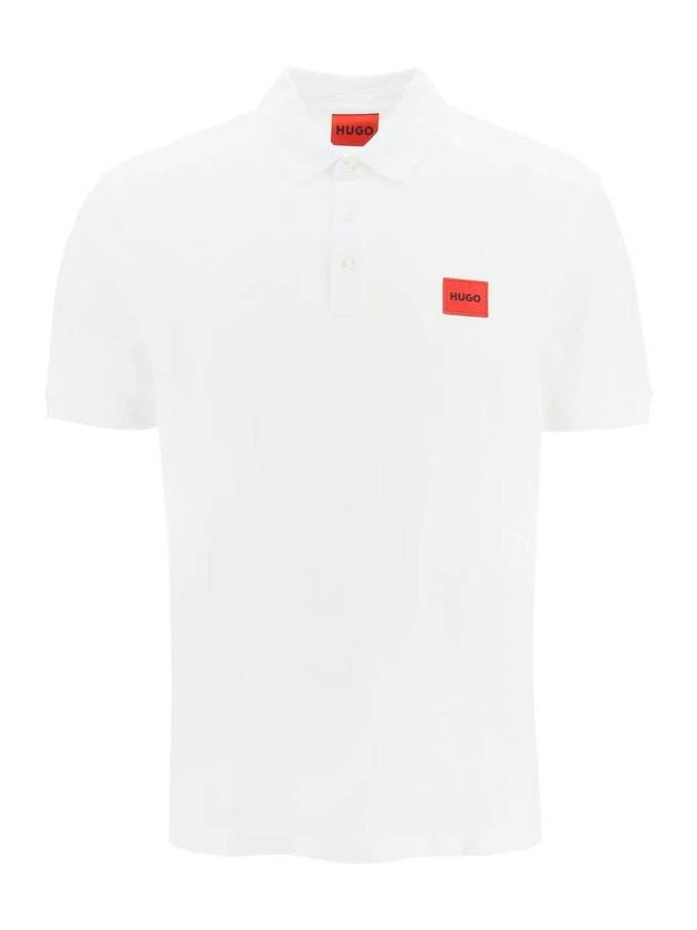 Polo shirt with logo patch Hugo 50490770 100 - HUGO BOSS - BALAAN 1