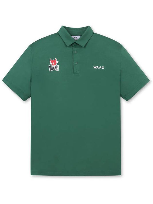 Men PLAYER′S EDITION Red Emblem SS Polo - WAAC - BALAAN 1