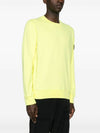 Wappen Patch Garment Dyed Sweatshirt Yellow - STONE ISLAND - BALAAN 3