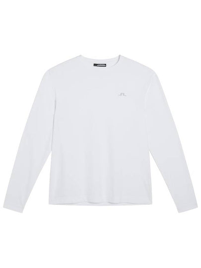 Ade Logo Long Sleeve T-Shirt White - J.LINDEBERG - BALAAN 2