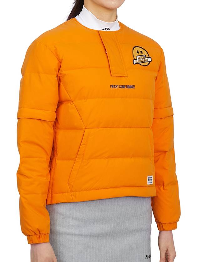 Gimme Detachable Down Jacket Orange - HORN GARMENT - BALAAN 4