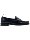 Leather Loafers Black - THOM BROWNE - BALAAN 3