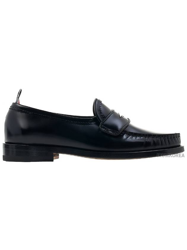 Leather Loafers Black - THOM BROWNE - BALAAN 3