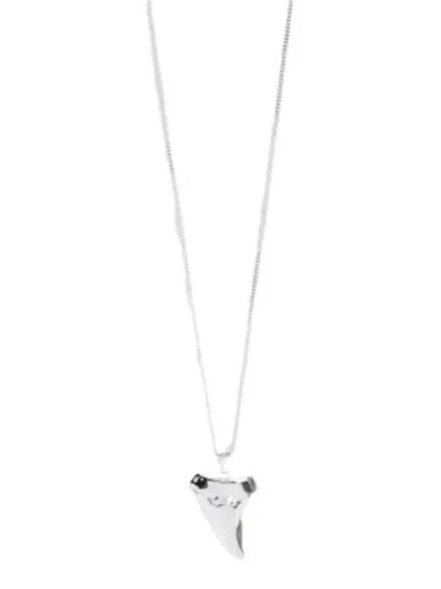 Shark Tooth Necklace Silver - SAINT LAURENT - BALAAN 2