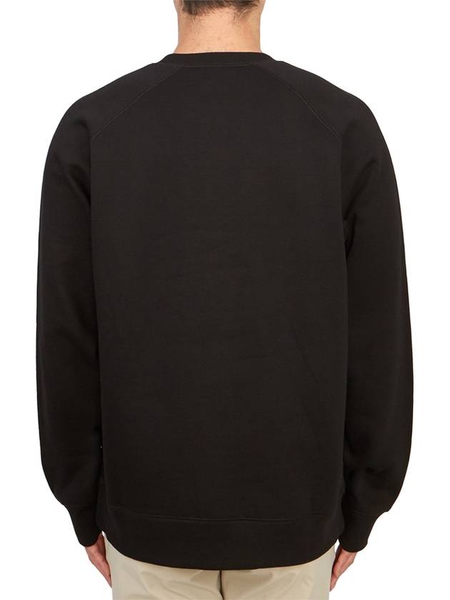 Chase Crew Neck Sweatshirt Black - CARHARTT WIP - BALAAN 4