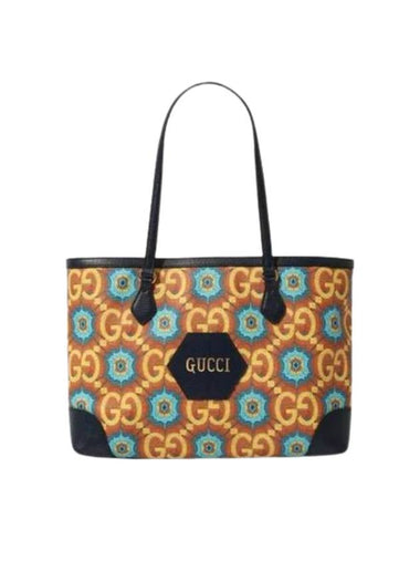 100 Ophidia Medium Tote Bag Blue - GUCCI - BALAAN 1