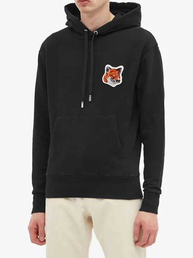 Big Fox Head Cotton Hoodie Black - MAISON KITSUNE - BALAAN 5