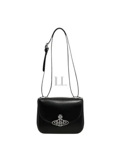 Linda Logo Plaque Cross Bag Black - VIVIENNE WESTWOOD - BALAAN 2