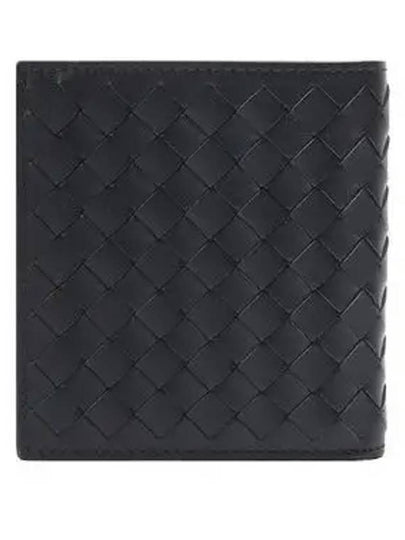 Intrecciato Small Folder Half Wallet Black - BOTTEGA VENETA - BALAAN 2