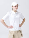 Moisture Absorbing Quick-drying Functional Material Shirt Collar Puff Sleeve White Short Sleeve T-Shirt DO3242TS003 - DOYOUKNOWMC GOLF WEAR - BALAAN 1