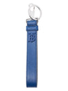 Monogram Motif Grainy Leather Keyring Rich Navy - BURBERRY - BALAAN 4