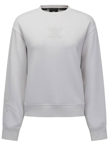 Official WOMEN LOGO POINT SWEATSHIRT LG - ANEWGOLF - BALAAN 1