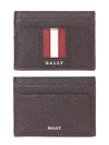 Signature Stripe Card Wallet Brown - BALLY - BALAAN 2