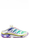 MM6 Margiela SALOMON XT 4 Mule Sneakers Spectrum Blue White Spring Bouquet S59WS0222P6634HA241 - MAISON MARGIELA - BALAAN 1