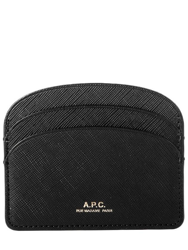 Demi Lune Card Wallet Black - A.P.C. - BALAAN 2