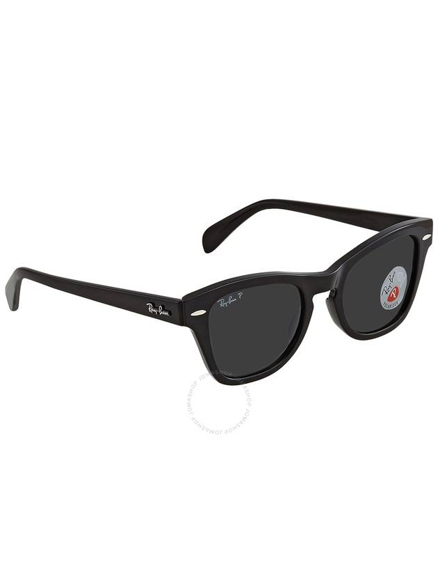 Ray Ban Polarized Black Square Unisex Sunglasses RB0707S 901/48 50 - RAY-BAN - BALAAN 2