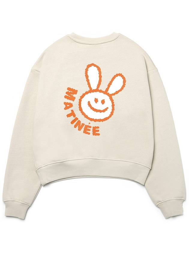 Brushed Options Smiling Rabbit Sweat Shirts GREIGE - LE SOLEIL MATINEE - BALAAN 3