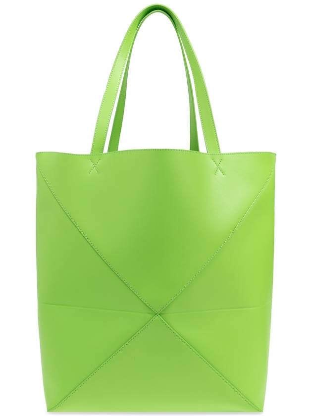 Loewe ‘Puzzle Medium’ Shopper Bag, Women's, Green - LOEWE - BALAAN 3