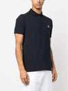 Men's Logo Patch Polo Shirt Navy - STONE ISLAND - BALAAN 4